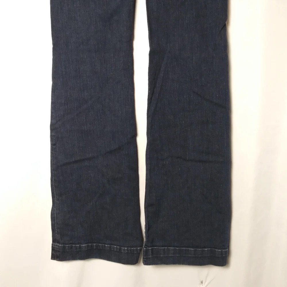 7 For All Mankind Dojo Flare Jeans Womens Size 24 Blue Denim Low Rise Seven - Picture 8 of 8